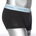 Calvin Klein Lot de 3 Shortys Cotton Stretch Noirs Ceinture Couleur