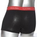 Calvin Klein Lot de 3 Shortys Cotton Stretch Noirs Ceinture Couleur