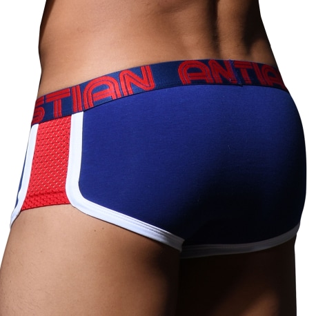 Andrew Christian Show-It Retro Pop Trunks - Navy