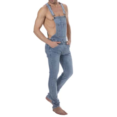 SKU Long Jeans Overalls - Indigo Blue