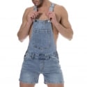 SKU Short Jeans Overalls - Indigo Blue