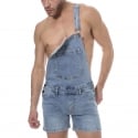 SKU Short Jeans Overalls - Indigo Blue