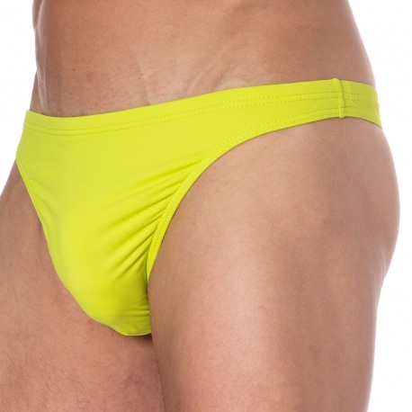 Sweet Banana Technicolors Swim Thong - Lime