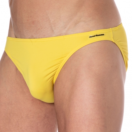 Sweet Banana Technicolors Swim Briefs - Yellow