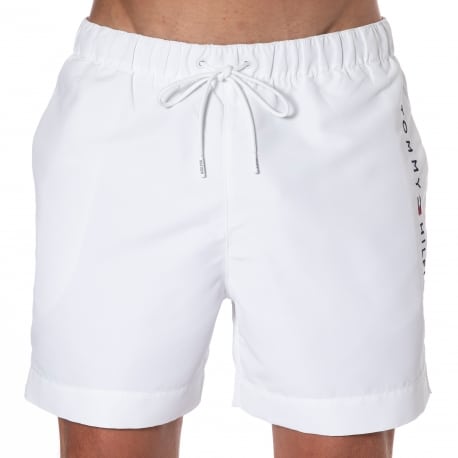 Tommy hilfiger online swim shorts white