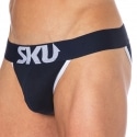 SKU Logo Cotton Tanga Briefs - Navy