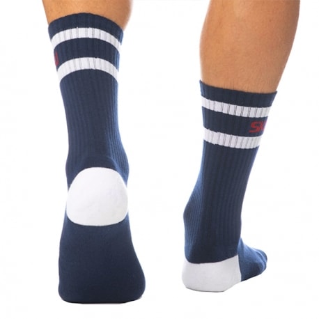 SKU Chaussettes Sport Basses Bleu Marine