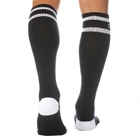 SKU Chaussettes Sport Hautes Noires