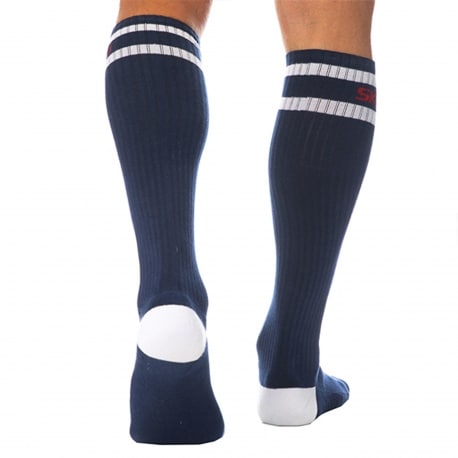 SKU Chaussettes Sport Hautes Bleu Marine