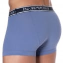 Emporio Armani Boxer Core Logoband Coton Bleu Oxford