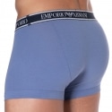 Emporio Armani Core Logoband Cotton Boxer Briefs - Oxford Blue