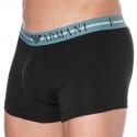 Emporio Armani Boxer Mixed Waistband Coton Noir - Bleu