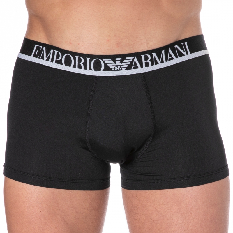 Emporio Armani Essential Microfiber Boxer Briefs Black INDERWEAR