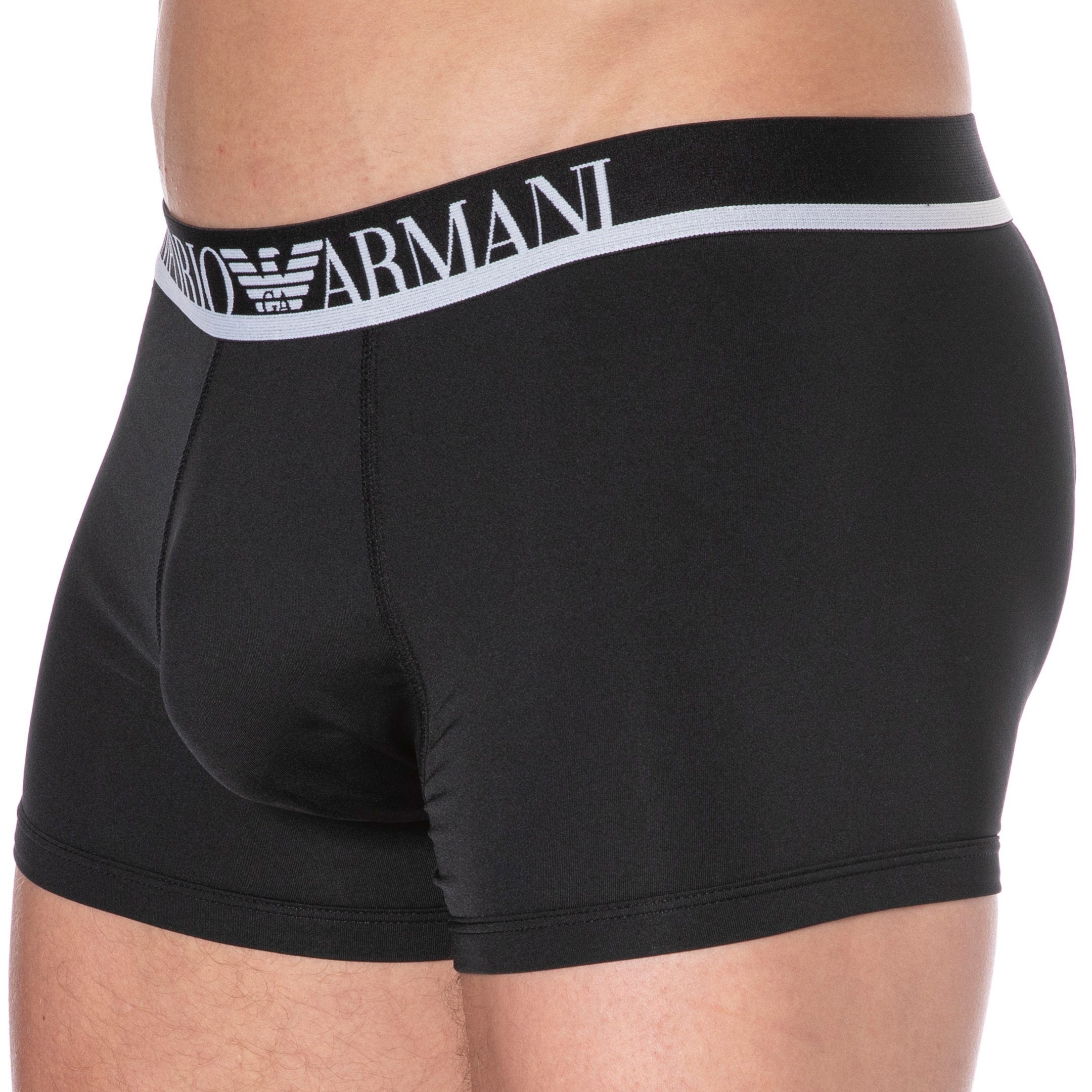 Emporio Armani Essential Microfiber Boxer Briefs Black INDERWEAR