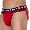 Emporio Armani Jock Strap Megalogo Coton Rouge