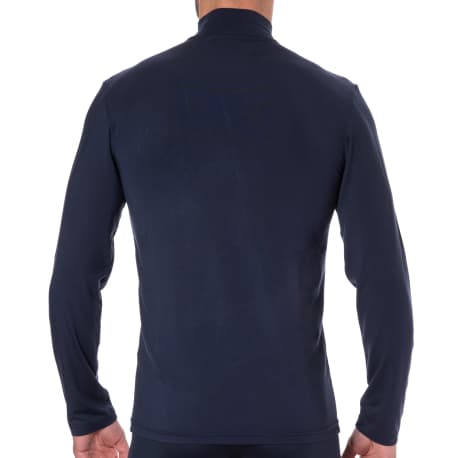 Emporio Armani Sweatshirt Soft Modal Bleu Marine