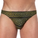 Sweet Banana Slip de Bain Greek Frame Noir - Or