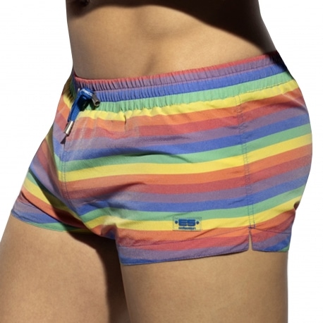 Ultra-Short Pride Swim Shorts – Andrew Christian Retail