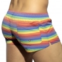 ES Collection Multi Stripes Swim Shorts - Rainbow