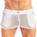 L'Homme invisible Madrague Split Shorts - White