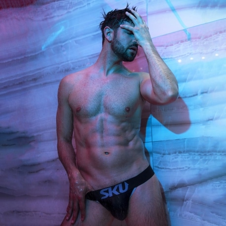 SKU Jock Strap Logo Coton Noir