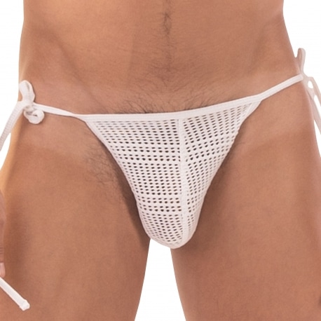 Barcode Miko Mesh Briefs - White