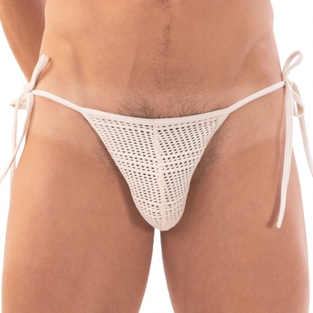 Barcode Miko Mesh Briefs - Nude