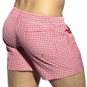 ES Collection Chess Swim Shorts - Fuchsia