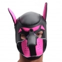 Breedwell Poundtown Glow Pup Hood - Black - Neon Pink