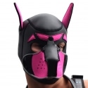 Breedwell Poundtown Glow Pup Hood - Black - Neon Pink