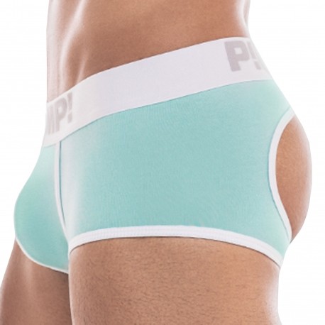 New Pump Flash Brief Men's Underwear Cotton Sexy Low Cut Size - M