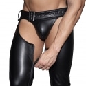 AD Fetish Chaps Pants - Black