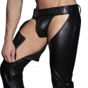 AD Fetish Chaps Pants - Black