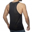 Addicted Pocket Contrast Tank Top - Black - Camo