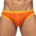 Addicted Lot de 3 Slips Twink Coton Orange - Gris - Kaki