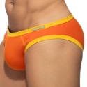 Addicted Lot de 3 Slips Twink Coton Orange - Gris - Kaki