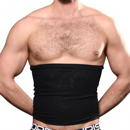 Men Chest Binder Corset Flat Bust Undershirt T-shirt Crop Top Bodysuit Sexy  Soft