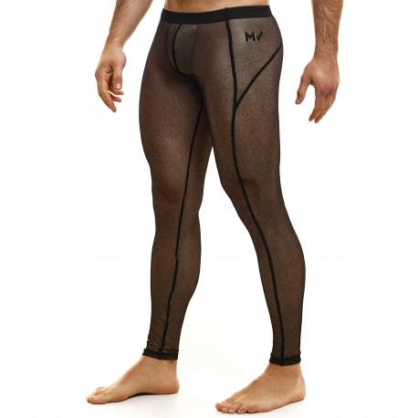 Black Men s Sexy leggings INDERWEAR