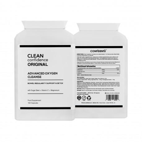 Confidentü Clean Confidence Original : Support de Régularité Intestinale et de Détox - 100 Gélules