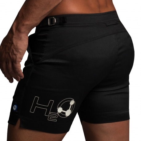 Rounderbum H2O Padded Swim Shorts - Black