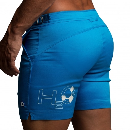 Rounderbum H2O Padded Swim Shorts - Blue