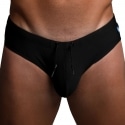 Rounderbum H2O Padded + Package Swim Briefs - Black