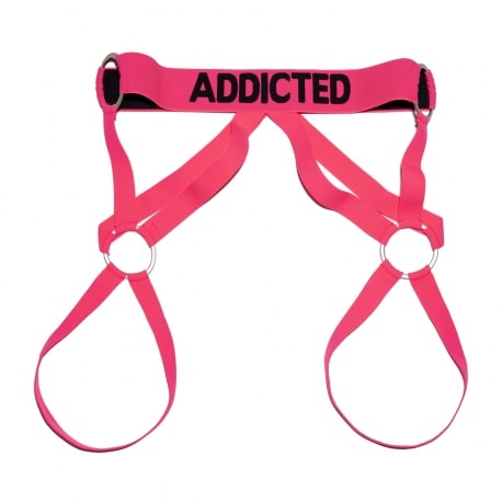 Neon Leg Harness - Neon Pink