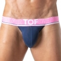 TOF Paris Slip Tanga Champion Bleu Marine