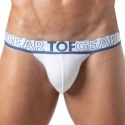 TOF Paris Slip Tanga Champion Blanc