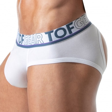 TOF Paris Champion Bottomless Briefs - White