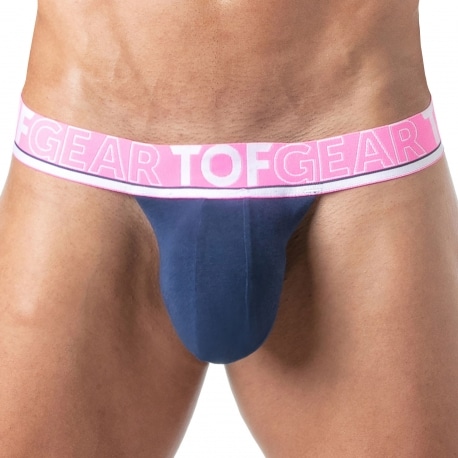 TOF Paris Champion Stringless Thong - Navy