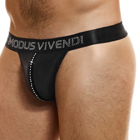 Modus Vivendi Muslin T-String - Black