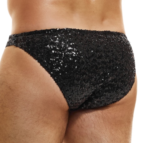 Modus Vivendi Slip Low Cut Sequins Noir