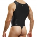 Modus Vivendi Sequins Thong Bodysuit - Black